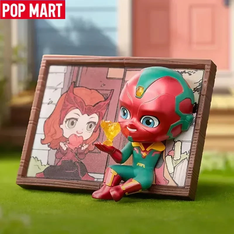 Blind Box POP MART Marvel Cadre Photo - Série 10 Figurine Mystère